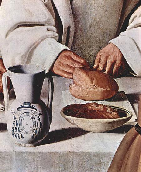 Francisco de Zurbaran Der Hl. Hugo im Kartauserkloster, Detail oil painting picture